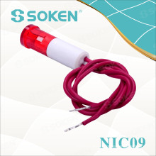 Nic09 Signal Indicator Light with Wire 110V 250V 24V